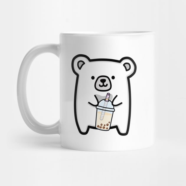 Baby Polar Bear Loves Boba Tea! by SirBobalot